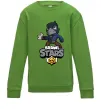 Детский Свитшот Brawl Stars Ворон Лаймовый фото