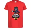 Дитяча футболка Brawl Stars Ворон Червоний фото