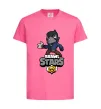 Детская футболка Brawl Stars Ворон Ярко-розовый фото