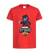 Детская футболка Brawl Stars Ворон Красный фото