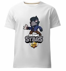 Мужская премиум футболка Brawl Stars Ворон