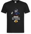 Мужская футболка Brawl Stars Ворон Черный фото
