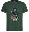 Мужская футболка Brawl Stars Ворон Темно-зеленый фото
