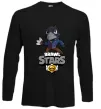 Лонгслив Brawl Stars Ворон Черный фото