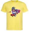 Чоловіча футболка Brawl Stars Брок Лимонний фото