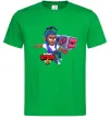Чоловіча футболка Brawl Stars Брок Зелений фото