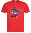 Чоловіча футболка Brawl Stars Брок Червоний фото
