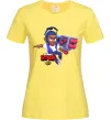 Женская футболка Brawl Stars Брок Лимонный фото