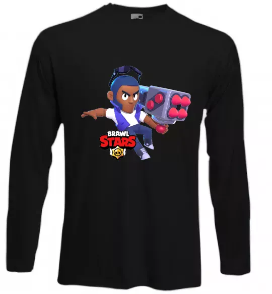 Лонгслив Brawl Stars Брок Черный фото