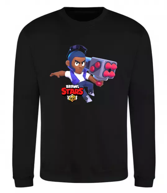 Свитшот Brawl Stars Брок Черный фото