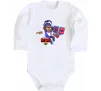 Детский боди Brawl Stars Брок Белый Детский боди Brawl Stars Брок Белый фото