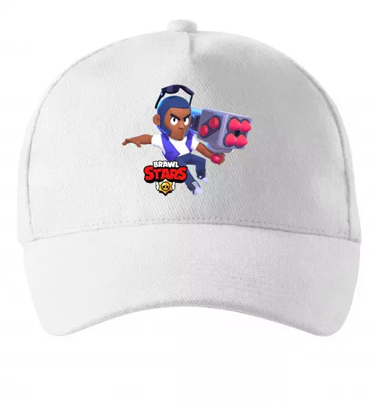 Кепка Brawl Stars Брок Белый фото