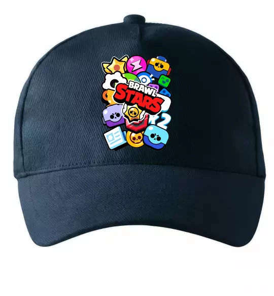 Кепка Brawl Stars атрибути Темно-синий фото