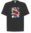Футболка Оверсайз Brawl Stars атрибути Черный Футболка Оверсайз Brawl Stars атрибути Черный фото
