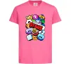 Детская футболка Brawl Stars атрибути Ярко-розовый фото