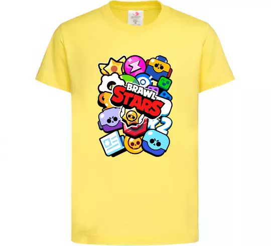 Детская футболка Brawl Stars атрибути Лимонный фото