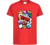Детская футболка Brawl Stars атрибути Красный фото
