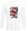 Лонгслив Brawl Stars атрибути Белый фото