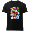 Мужская премиум футболка Brawl Stars атрибути Черный фото