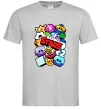 Мужская футболка Brawl Stars атрибути Серый фото