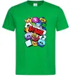 Мужская футболка Brawl Stars атрибути Зеленый фото