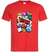 Мужская футболка Brawl Stars атрибути Красный фото