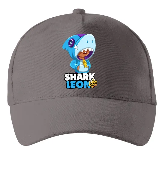 Кепка Brawl Stars Shark Leon Серый фото