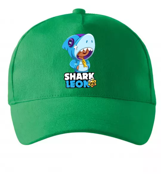 Кепка Brawl Stars Shark Leon Зелений фото