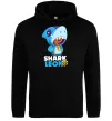 Женская толстовка (худи) Brawl Stars Shark Leon Черный фото