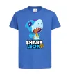 Детская футболка Brawl Stars Shark Leon Ярко-синий фото