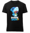 Мужская премиум футболка Brawl Stars Shark Leon Черный фото