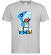 Мужская футболка Brawl Stars Shark Leon Серый фото