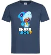 Мужская футболка Brawl Stars Shark Leon Темно-синий фото