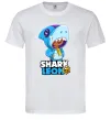 Мужская футболка Brawl Stars Shark Leon Белый фото