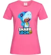 Жіноча футболка Brawl Stars Shark Leon Яскраво-рожевий фото