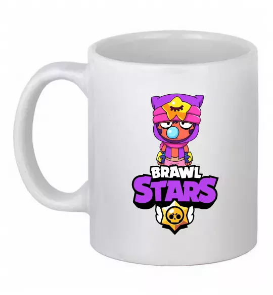 Чашка керамическая Brawl Stars Sandy Белый фото
