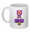Чашка керамическая Brawl Stars Sandy Белый фото