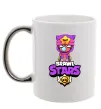 Чашка з кольоровою ручкою Brawl Stars Sandy Срібло фото