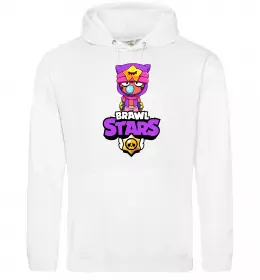 Мужская толстовка (худи) Brawl Stars Sandy Белый фото