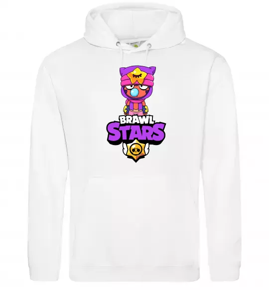 Женская толстовка (худи) Brawl Stars Sandy Белый фото