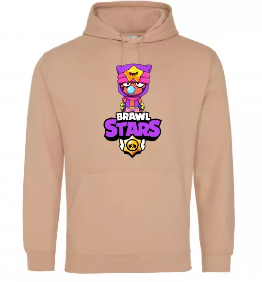 Женская толстовка (худи) Brawl Stars Sandy Песочный фото