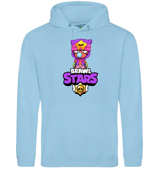 Жіноча толстовка (худі) Brawl Stars Sandy Блакитний фото