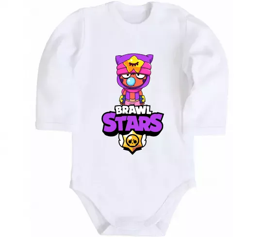 Детский боди Brawl Stars Sandy Белый фото