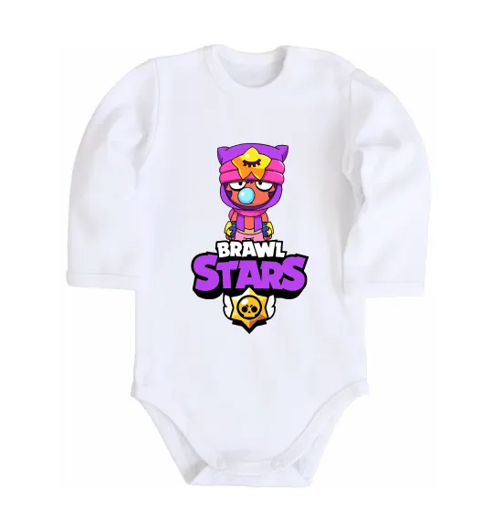 Дитячий бодік Brawl Stars Sandy Білий фото