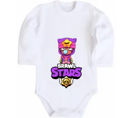 Дитячий бодік Brawl Stars Sandy Білий фото
