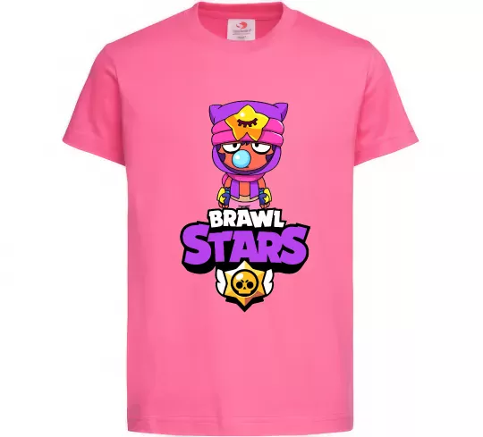 Детская футболка Brawl Stars Sandy Ярко-розовый фото