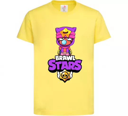 Детская футболка Brawl Stars Sandy Лимонный фото
