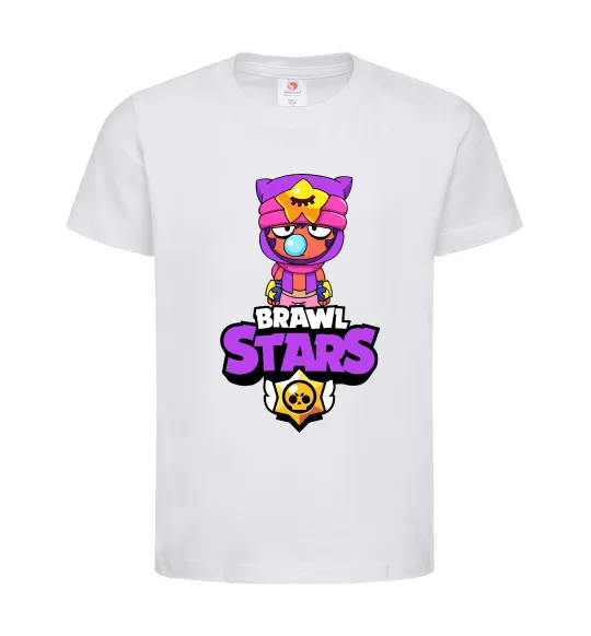 Детская футболка Brawl Stars Sandy Белый фото