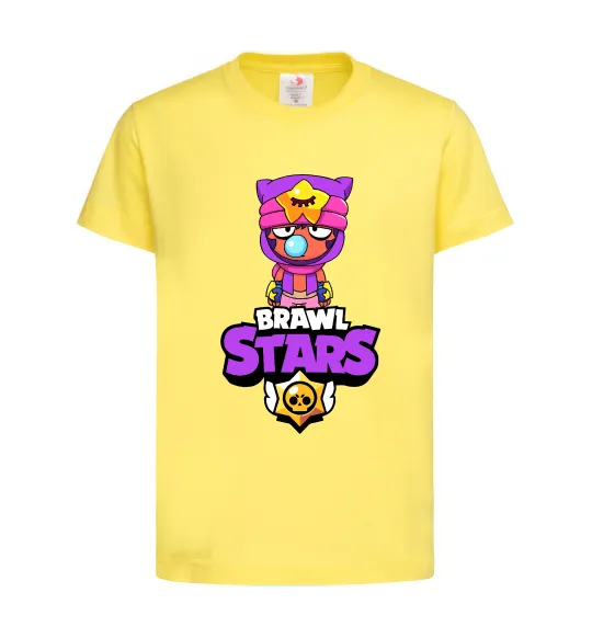 Детская футболка Brawl Stars Sandy Лимонный фото