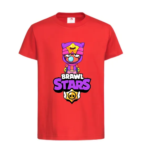 Детская футболка Brawl Stars Sandy Красный фото